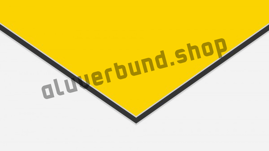 AluVerbundplatte Gelb 3mm / 1500 x 3050 mm
